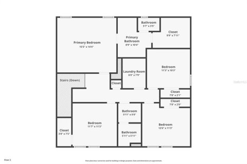 Villa ou maison à louer à Jacksonville, Floride: 4 chambres, 173.36 m2 № 1725034 - photo 4