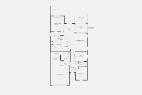 Townhouse floor plan «194SQM MYSTIQUE», 3 bedrooms in WINDSONG ESTATES