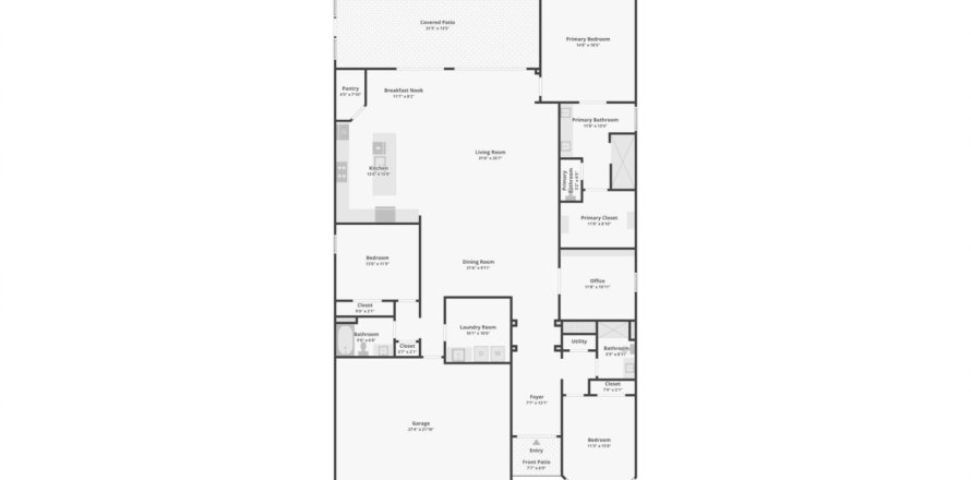 Casa en Palm Beach Gardens, Florida 3 dormitorios, 264.96 m2 № 1161690