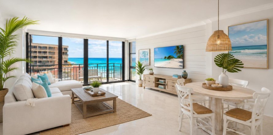Condo in Highland Beach, Florida, 2 bedrooms  № 2184222