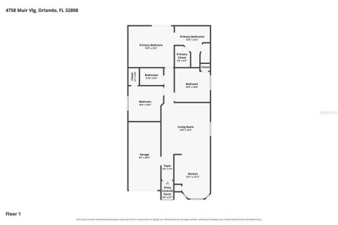 Villa ou maison à louer à Orlando, Floride: 3 chambres, 101.91 m2 № 2413930 - photo 2