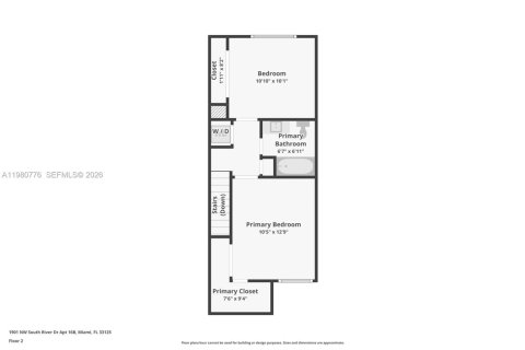 Adosado en venta en Miami, Florida, 2 dormitorios, 92.9 m2 № 2079711 - foto 5