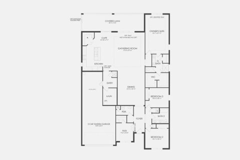 Планировка виллы или дома «249SQM EASLEY» 4 спальни в ЖК WILLOWBROOKE