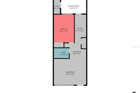Condo in Saint Petersburg, Florida, 1 bedroom  № 2102817 - photo 20