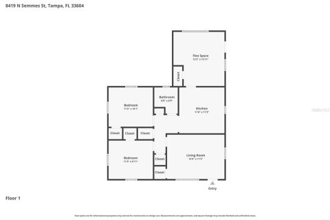 House in Tampa, Florida 3 bedrooms, 80.27 sq.m. № 2201845 - photo 18