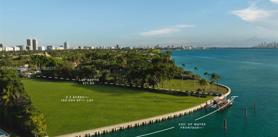 Terreno en Miami Beach, Florida № 1955604
