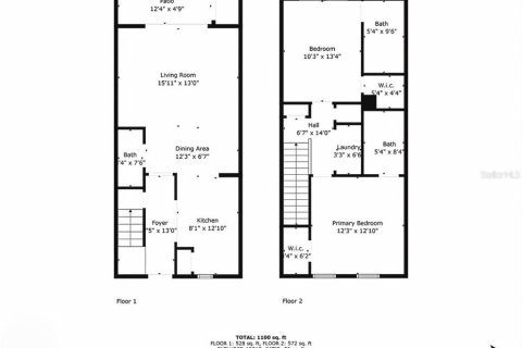 Touwnhouse à louer à Palmetto, Floride: 2 chambres, 104.05 m2 № 2156540 - photo 20