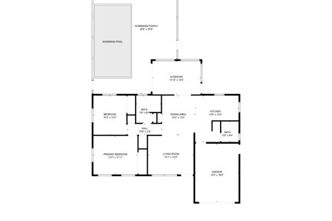 House in Dunedin, Florida 2 bedrooms, 114.55 sq.m. № 1533025 - photo 1