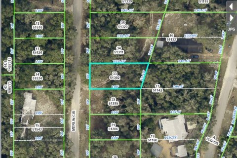 Terreno en Dade City, Florida № 2163509
