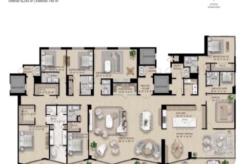 Condo in Fort Lauderdale, Florida, 5 bedrooms  № 2241078 - photo 11
