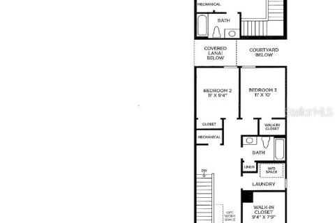 Купить таунхаус в Уинтер-Гарден, Флорида 7 комнат, 240.9м2, № 2113674 - фото 3