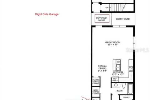 Купить таунхаус в Уинтер-Гарден, Флорида 7 комнат, 240.9м2, № 2113674 - фото 2