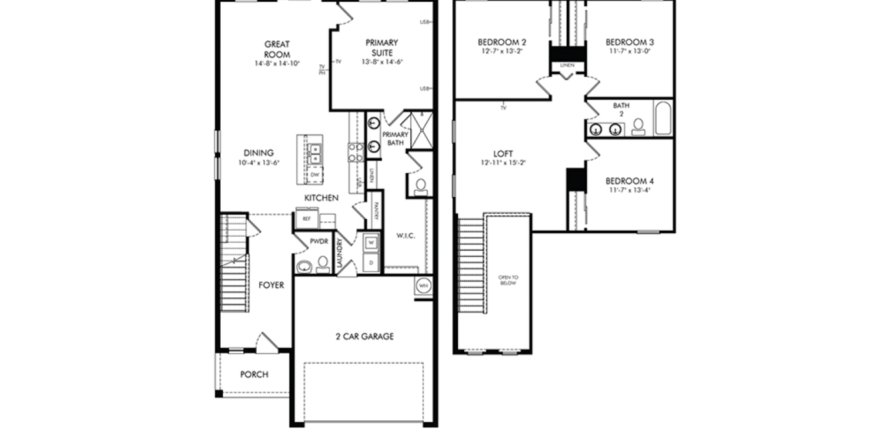 House in Lake Hamilton, Florida 4 bedrooms, 201.41 sq.m. № 1841781