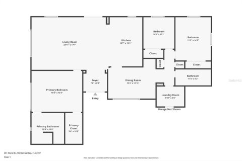 Casa en venta en Winter Garden, Florida, 3 dormitorios, 159.98 m2 № 1914926 - foto 23
