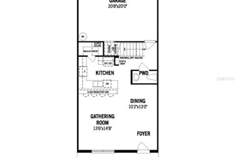 Купить таунхаус в Апопка, Флорида 6 комнат, 137.12м2, № 1919363 - фото 2