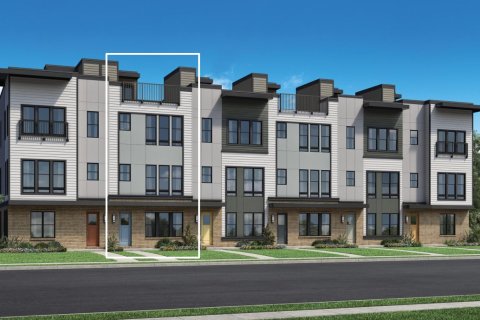 Купить таунхаус в Джэксонвилл, Флорида 3 комнаты, 171м2, № 503877 - фото 1