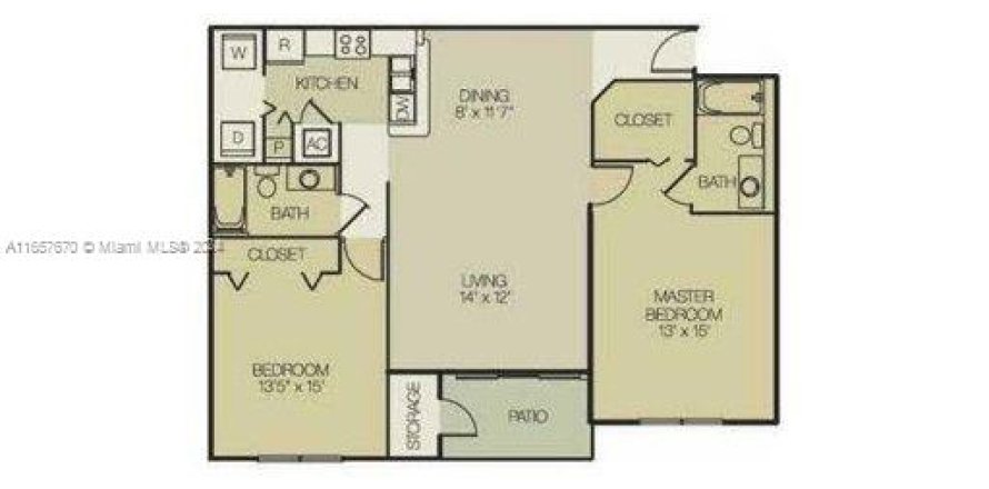 Condo in Coconut Creek, Florida, 2 bedrooms № 1859719
