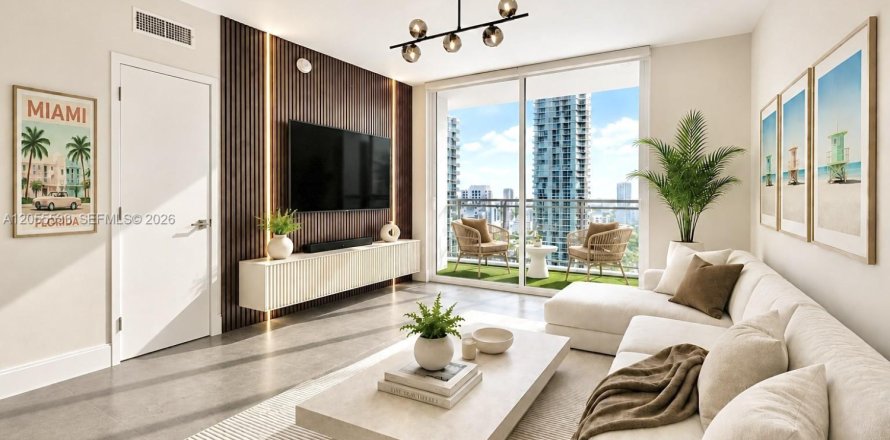 Condo à Miami, Floride, 1 chambre  № 2248754