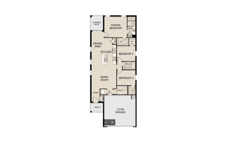House floor plan «House», 3 bedrooms in Clinton Corner by Starlight Homes