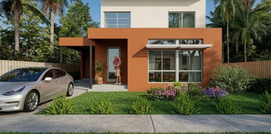 Дом в Майами, Флорида 4 спальни № 2043709