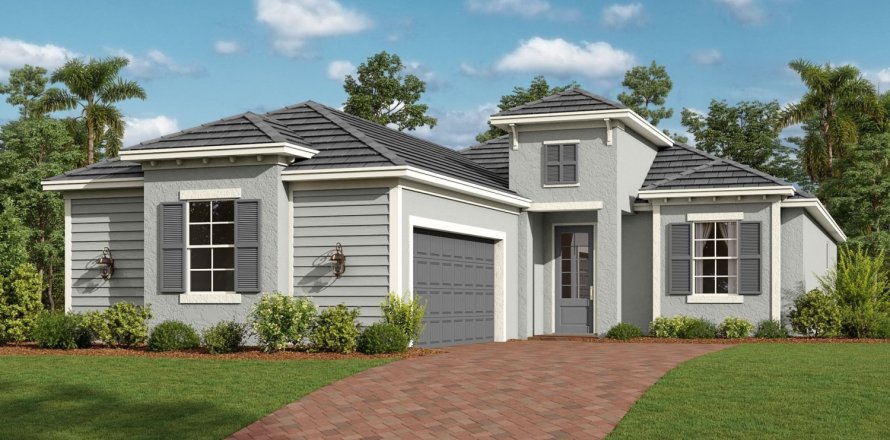 House in Wellen Park Golf & Country Club - Executive Homes in Venice, Florida 2 bedrooms, 172 sq.m. № 564454