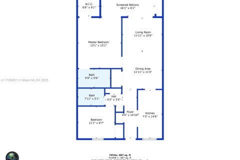 Condominio en venta en Lauderdale Lakes, Florida, 2 dormitorios, 93.09 m2 № 1683260 - foto 19