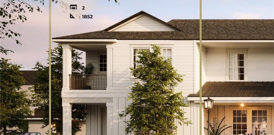 Touwnhouse à Winter Garden, Floride 3 chambres, 172.05 m2 № 2419770