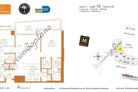 Condo in Miami, Florida, 2 bedrooms  № 1714782 - photo 17