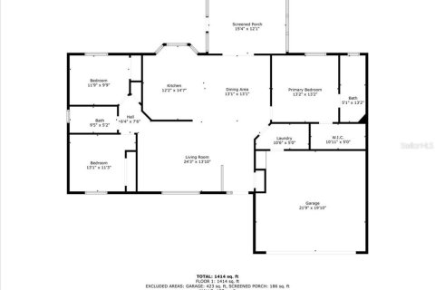 Casa en venta en Ocala, Florida, 3 dormitorios, 137.68 m2 № 1908795 - foto 2
