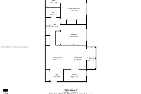 Copropriété à louer à Fort Lauderdale, Floride: 2 chambres, 89.93 m2 № 1993511 - photo 9