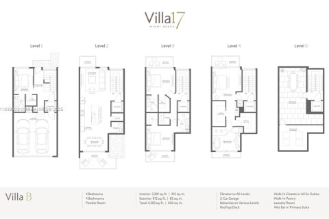Condominio en venta en Miami Beach, Florida, 4 dormitorios № 1872625 - foto 16