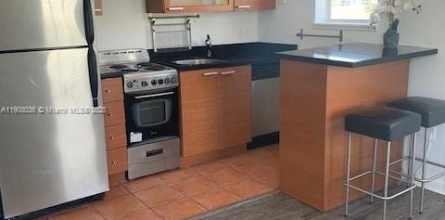 Кондоминиум с 1 спальней в Майами-Бич, Флорида № 1967749