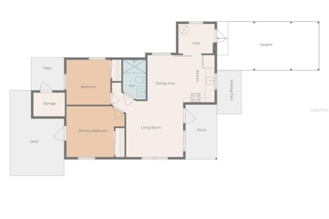 Villa ou maison à louer à Madeira Beach, Floride: 2 chambres, 65.5 m2 № 2418633 - photo 2