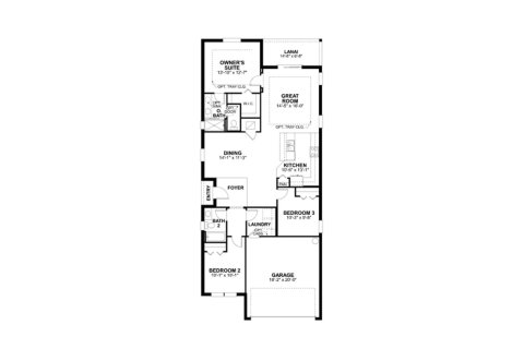 Townhouse floor plan «142SQM IMPECCABLE», 3 bedrooms in THE HAMMOCKS AT WEST PORT