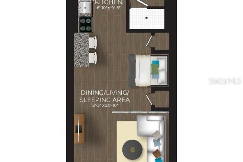 Apartamento en alquiler en Ruskin, Florida, 6 habitaciones, 42.55 m2 № 1542815 - foto 2