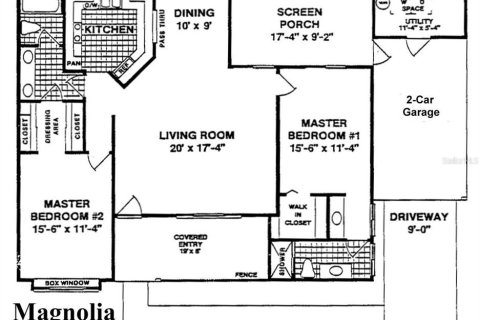 House in Ocala, Florida 2 bedrooms, 117.99 sq.m. № 2151013 - photo 21