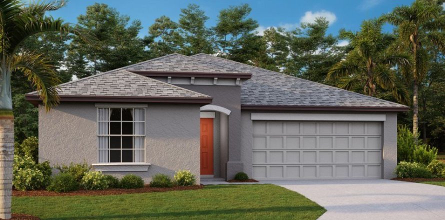 House in Saddle Creek Preserve - The Estates I in Lakeland, Florida 4 rooms, 180 sq.m. № 304868