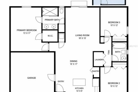 Villa ou maison à vendre à Palm Coast, Floride: 3 chambres, 139.35 m2 № 2405596 - photo 2