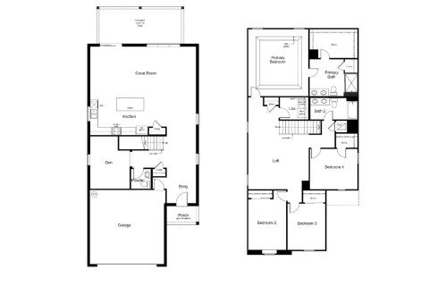 House floor plan «642 Preserve Pointe Blvd», 4 rooms in Preservation Pointe