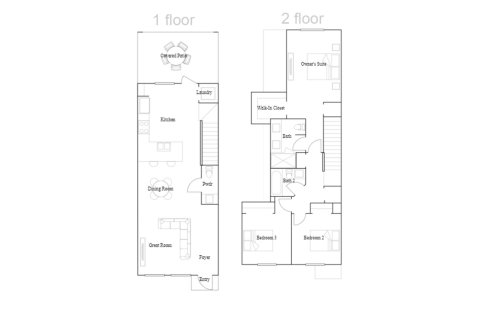 Apartment floor plan «122SQM E», 3 bedrooms in LANDMARK
