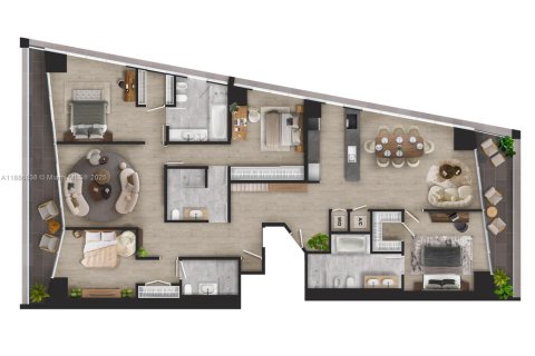 Condo in Miami, Florida, 4 bedrooms  № 1945784 - photo 2