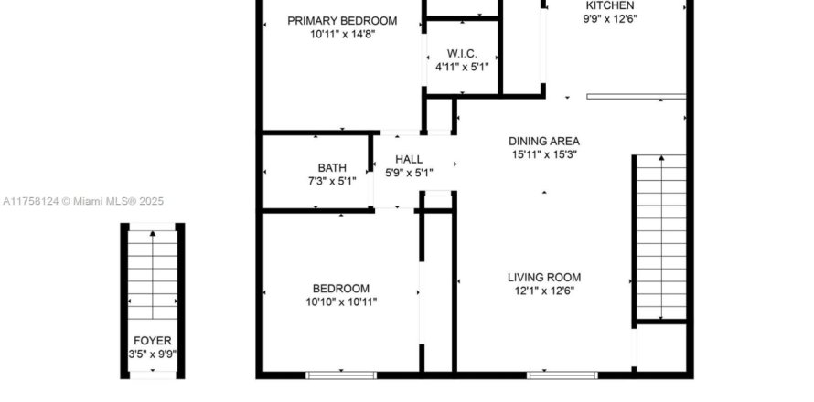 Кондоминиум с 2 спальнями в Хайалиа, Флорида № 1953927