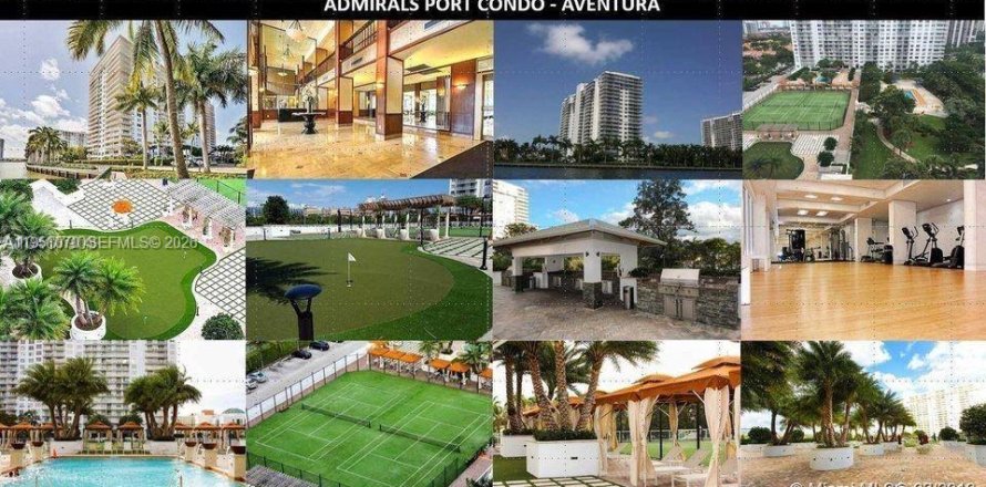 Кондоминиум с 1 спальней в Авентура, Флорида № 2009016