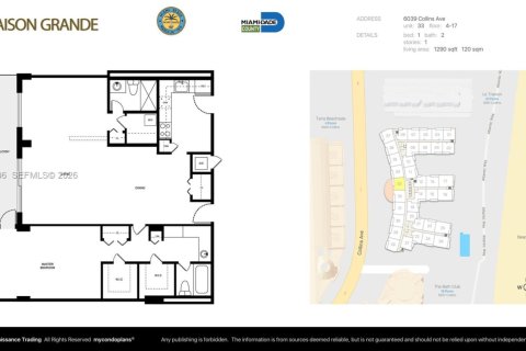 Condominio en Miami Beach, Florida, 2 dormitorios  № 2000244