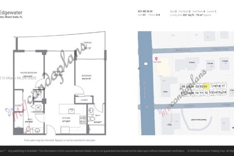 Condo in Miami, Florida, 2 bedrooms  № 1944218 - photo 16
