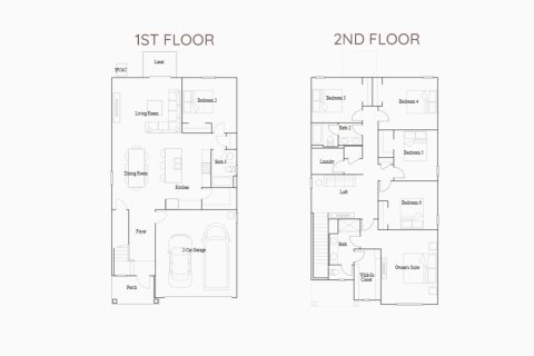 Townhouse floor plan «239SQM CONCORD», 6 bedrooms in WINDSONG