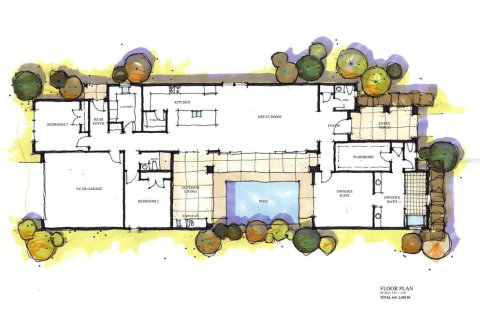 House in Mount Dora, Florida 3 bedrooms, 240.52 sq.m. № 2302533 - photo 3