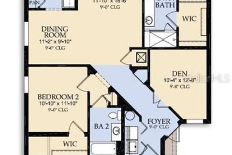 Condominio en alquiler en Davenport, Florida, 2 dormitorios, 139.73 m2 № 1843458 - foto 2