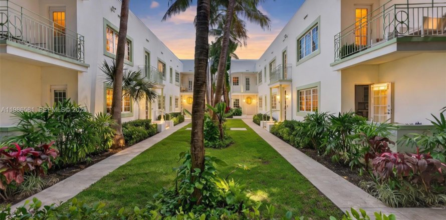 Кондоминиум с 1 спальней в Майами-Бич, Флорида № 2046572