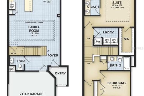 Touwnhouse à vendre à Wesley Chapel, Floride: 3 chambres, 153.29 m2 № 2110345 - photo 2